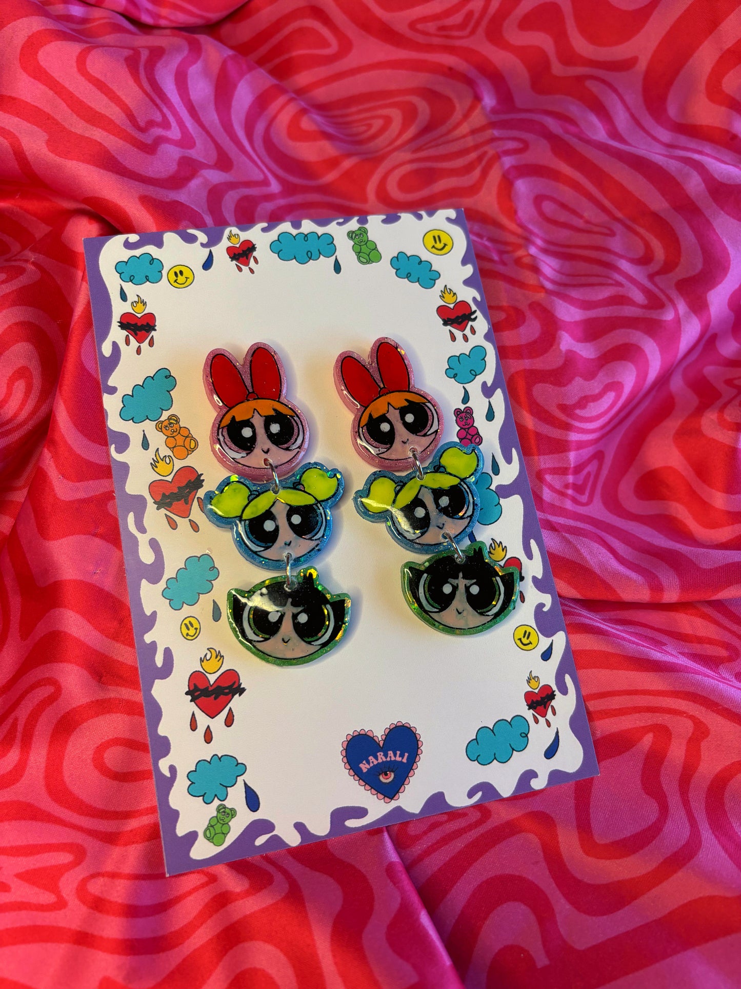 Pendientes Supernenas Triples