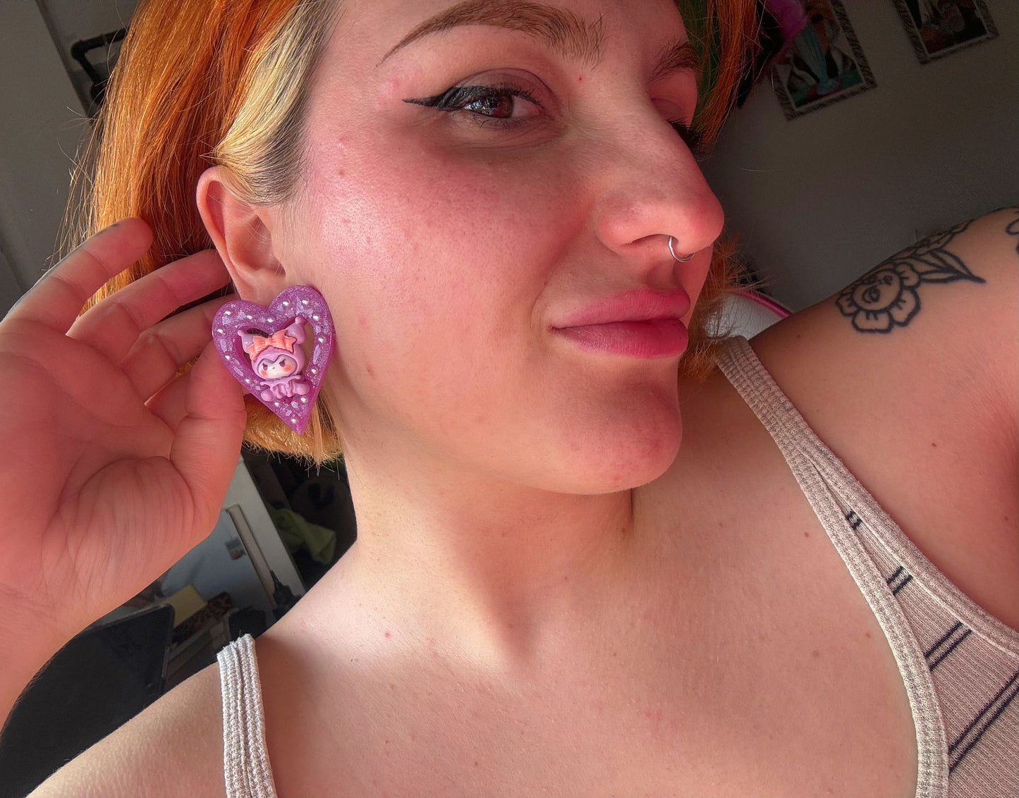 Pendientes Loving Kuromi