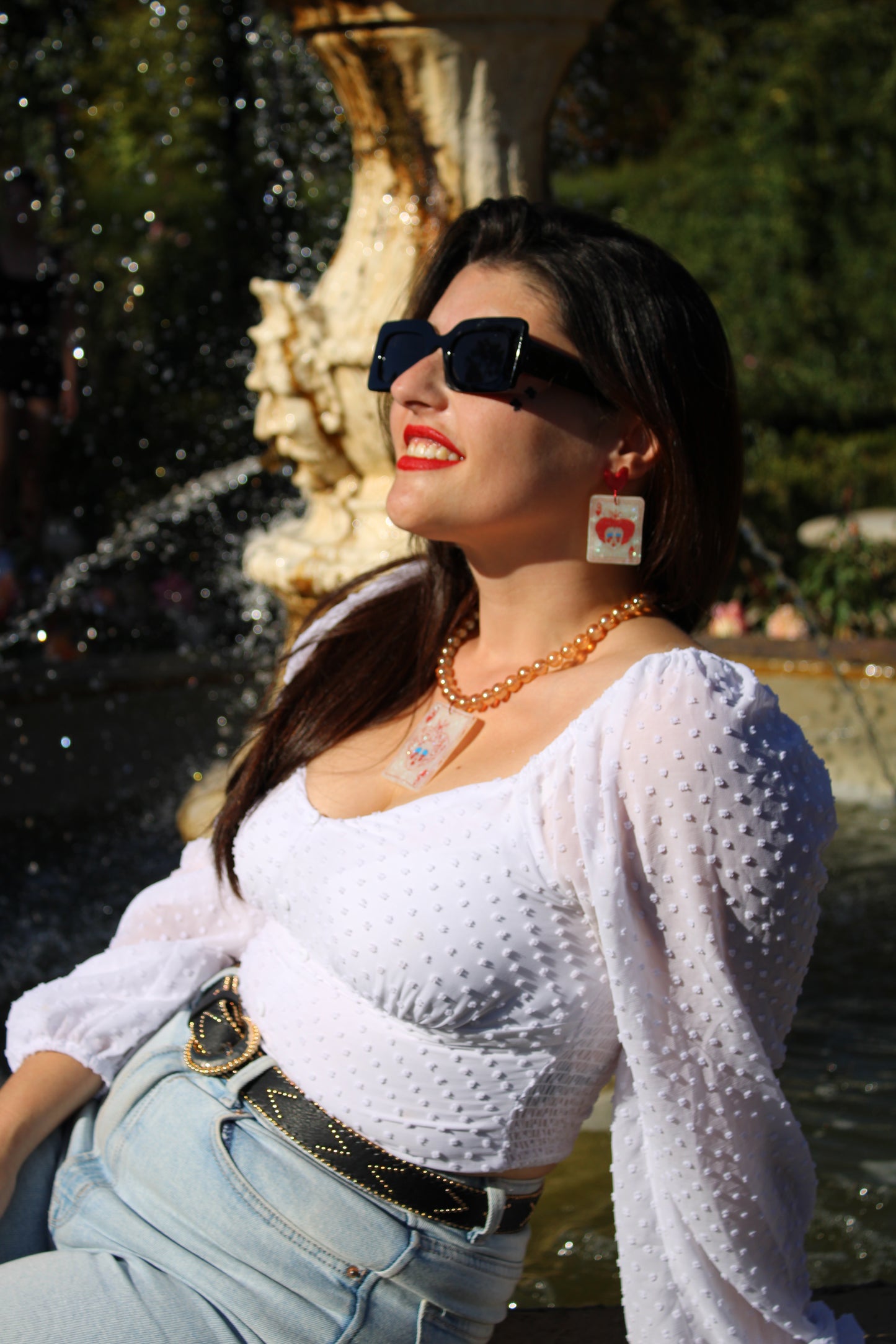 Pendientes Reina Roja