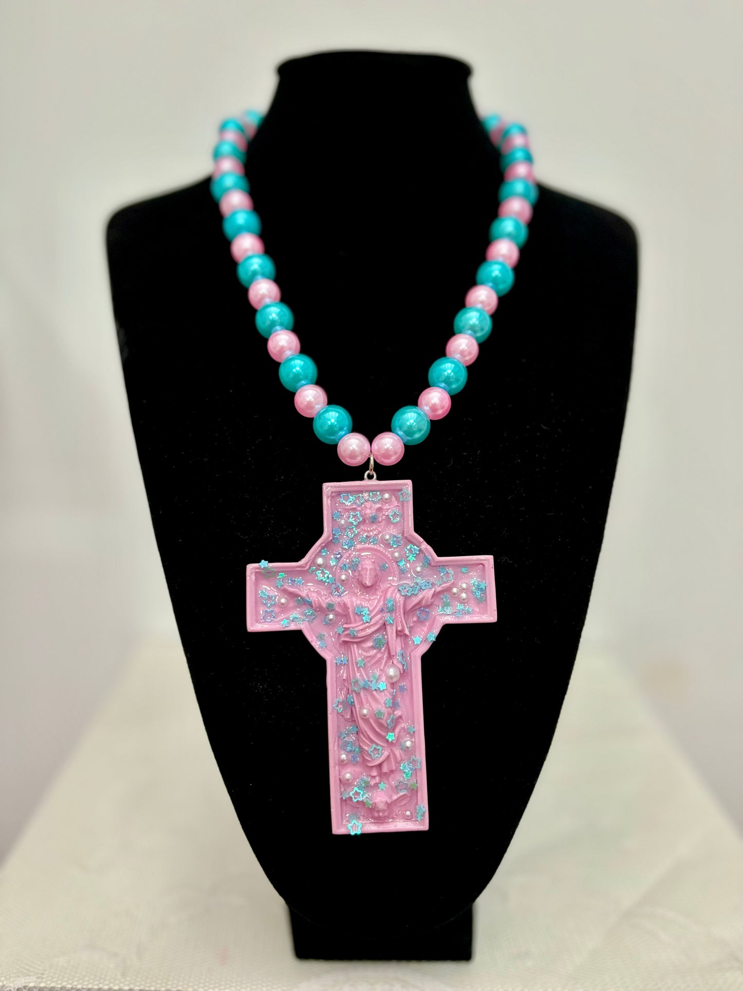 COLLAR PERLAS PARA CRISTO ROSITA