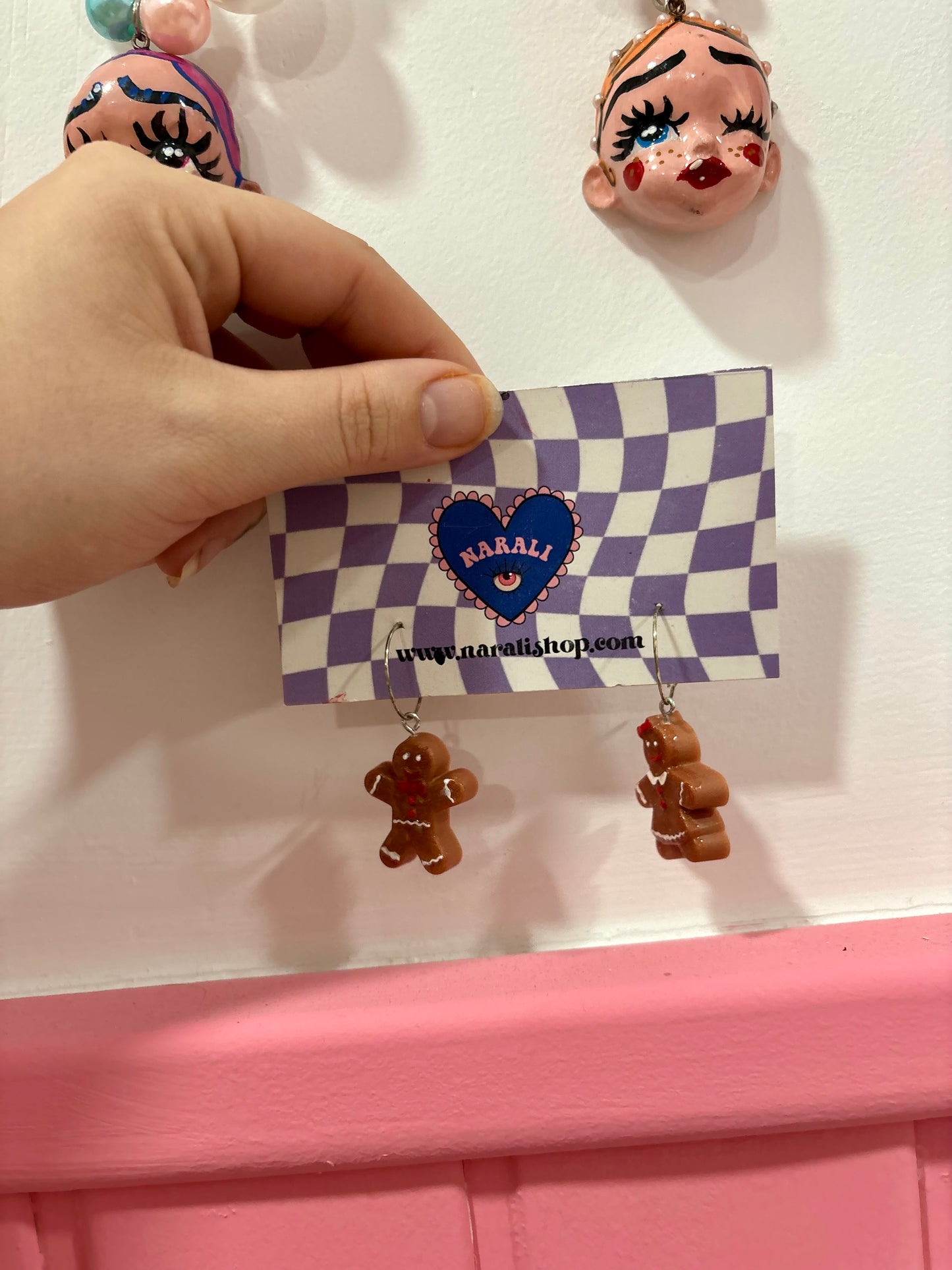 Pendientes Galletitas de Jengibre