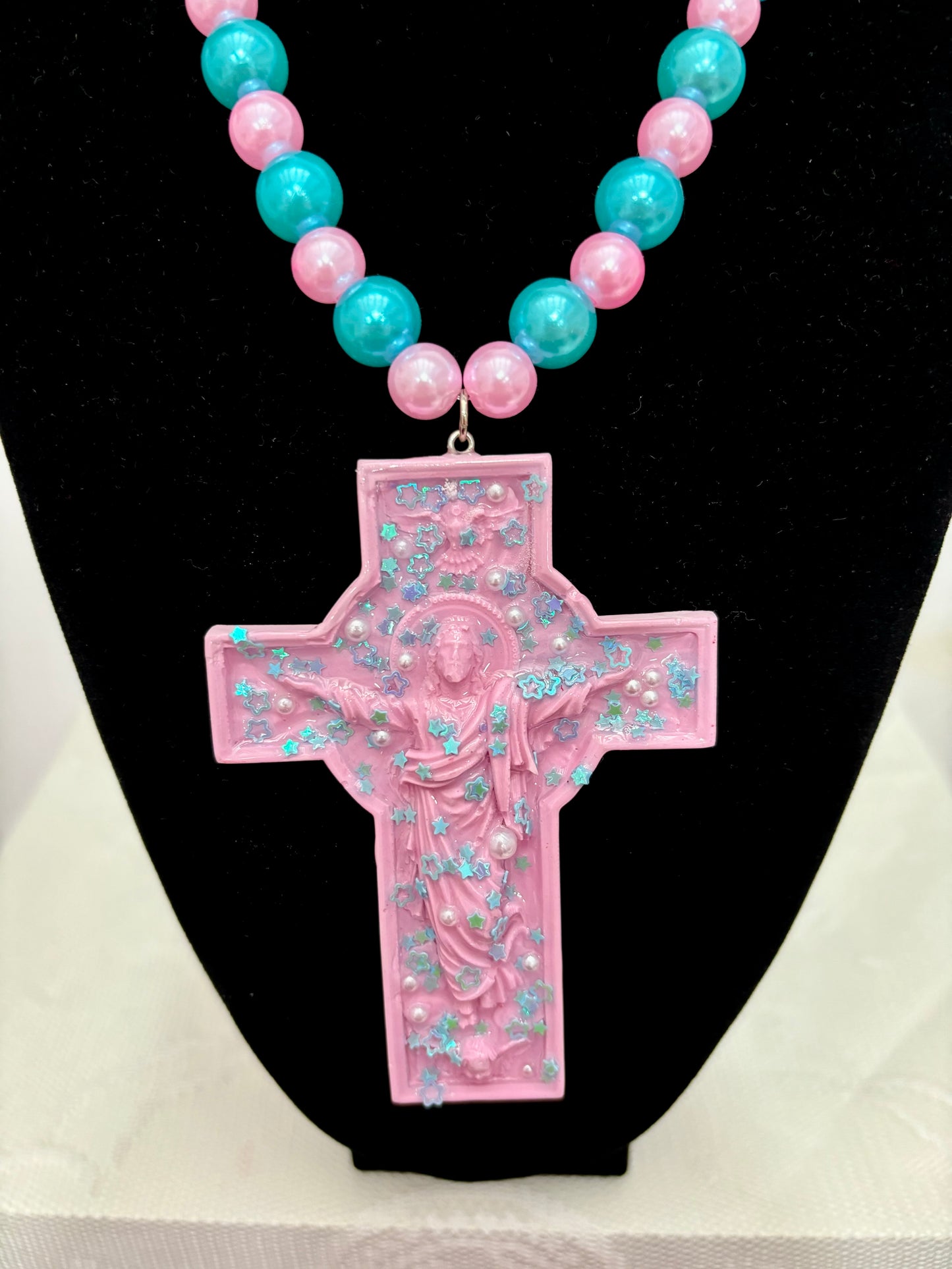 COLLAR PERLAS PARA CRISTO ROSITA