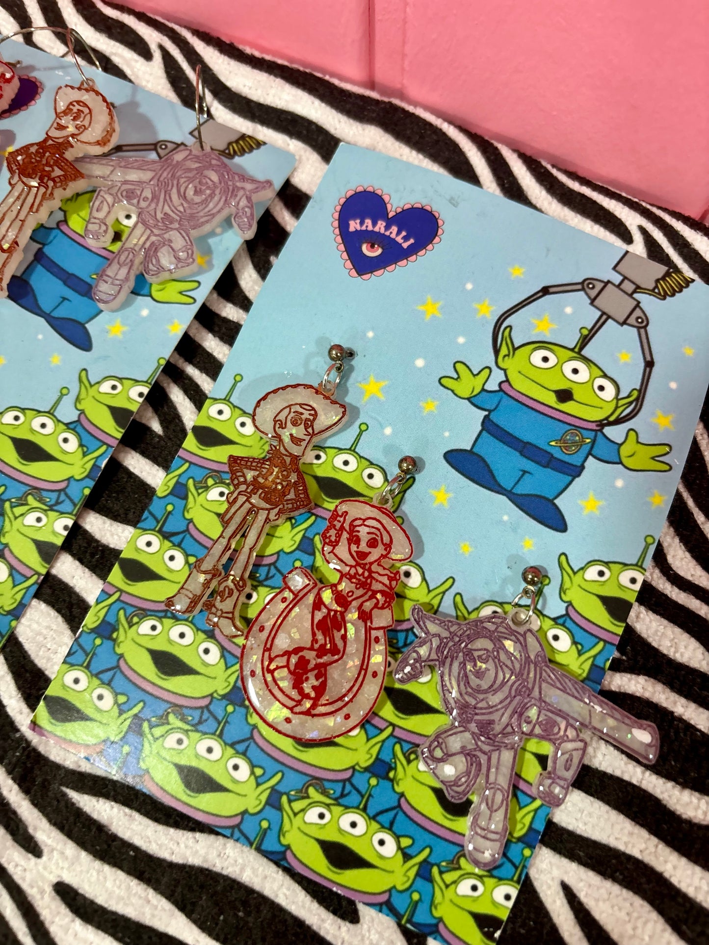 Pendientes Toy Story Clip