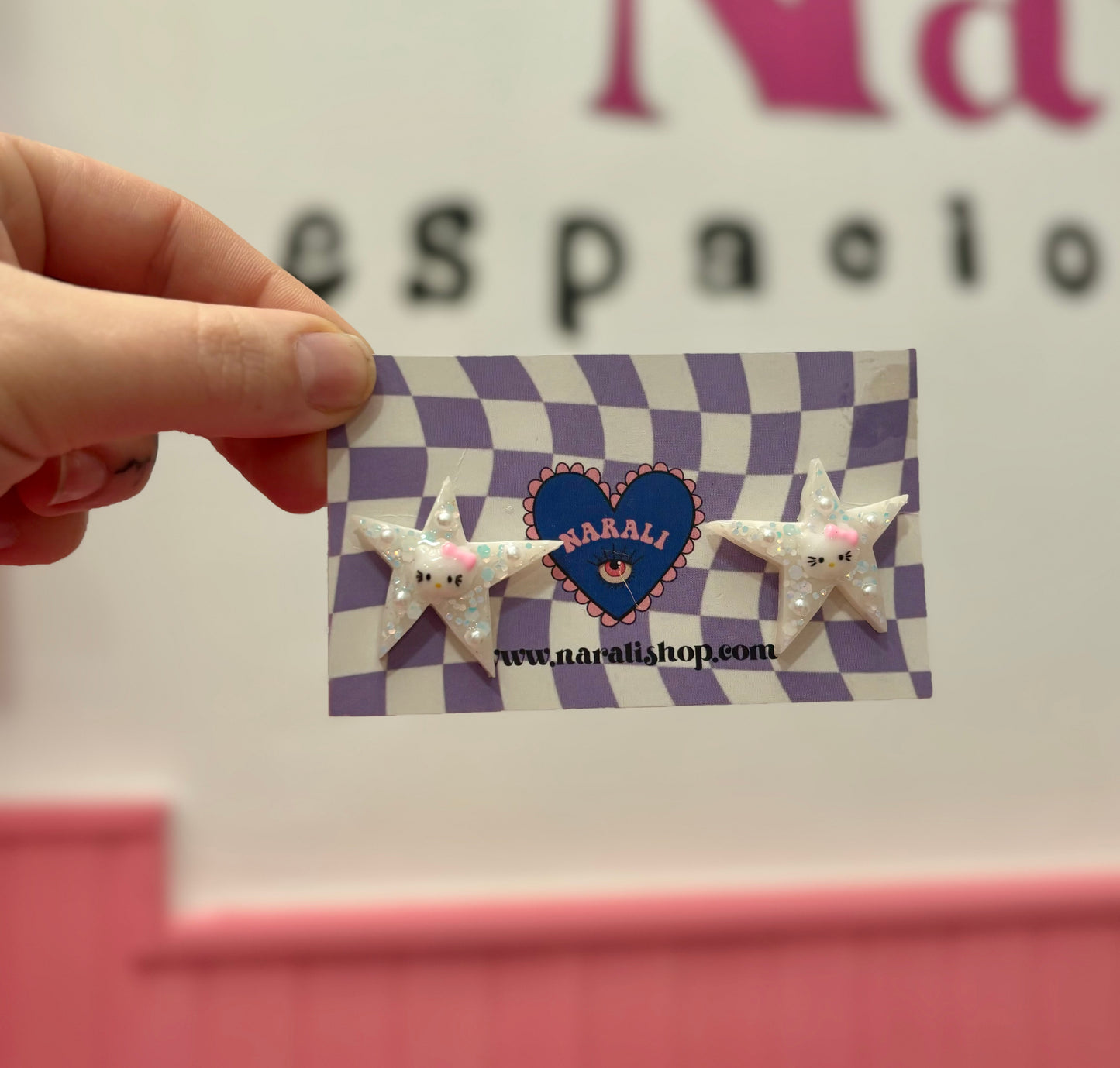 Pendientes Kitty Estrellísimas