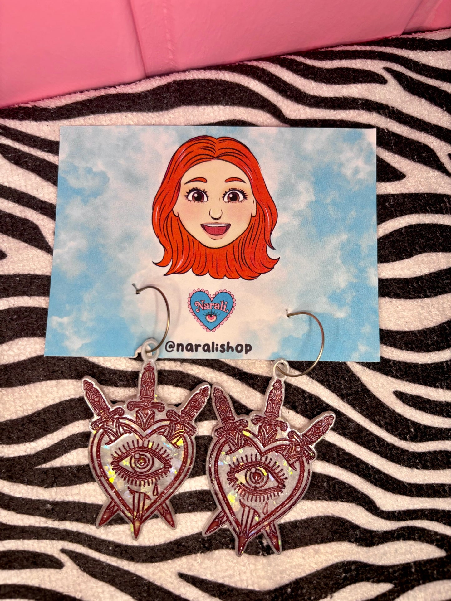Pendientes Tarot Granate