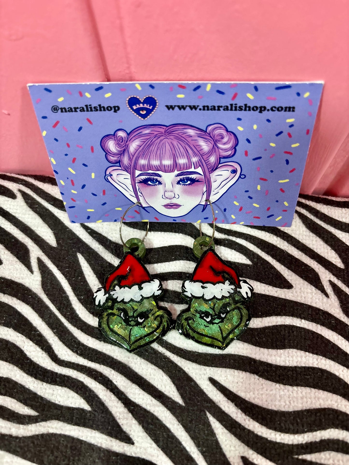 Pendientes Grinch