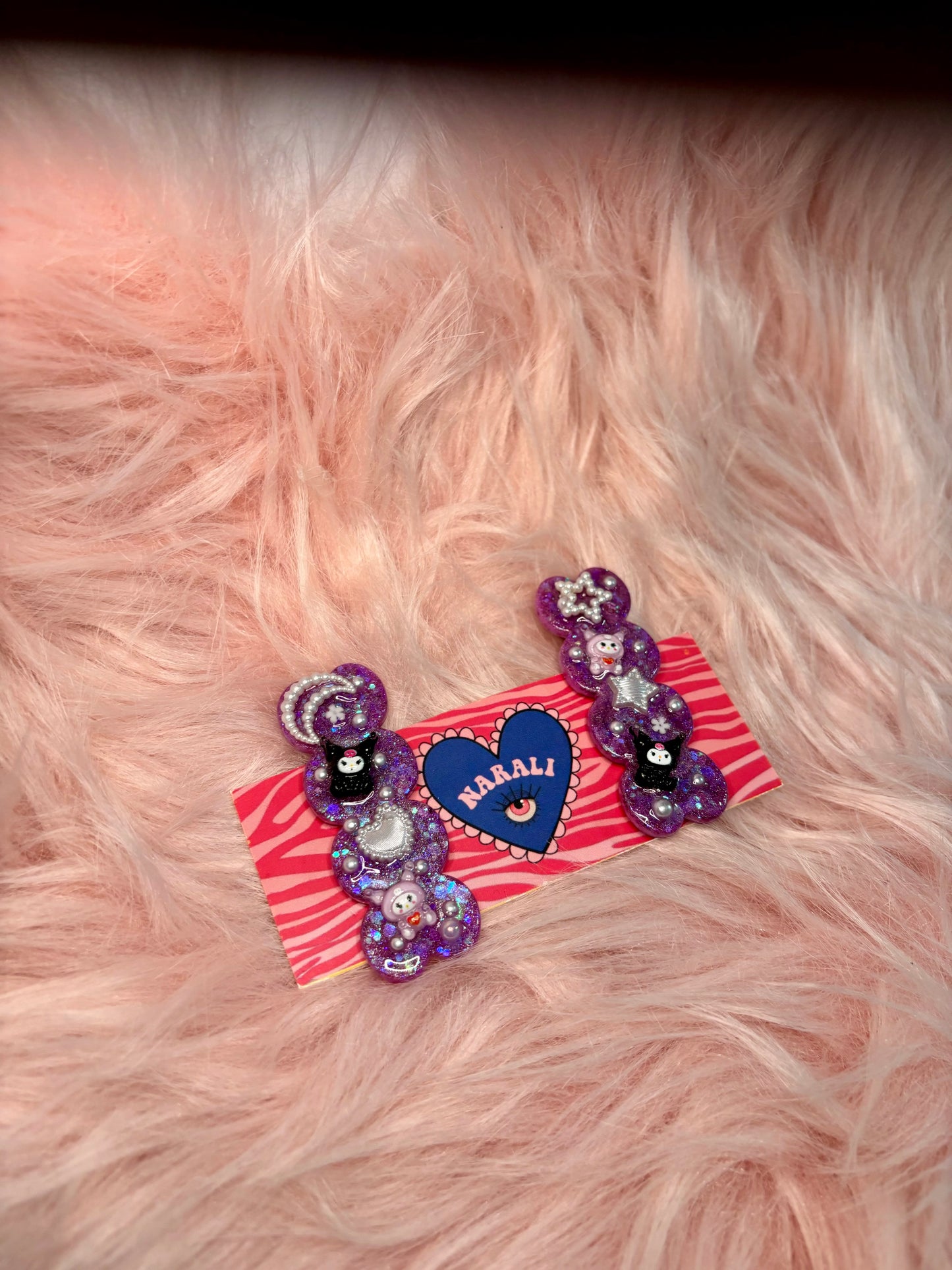 Pincitas Kuromi <3 Moradas