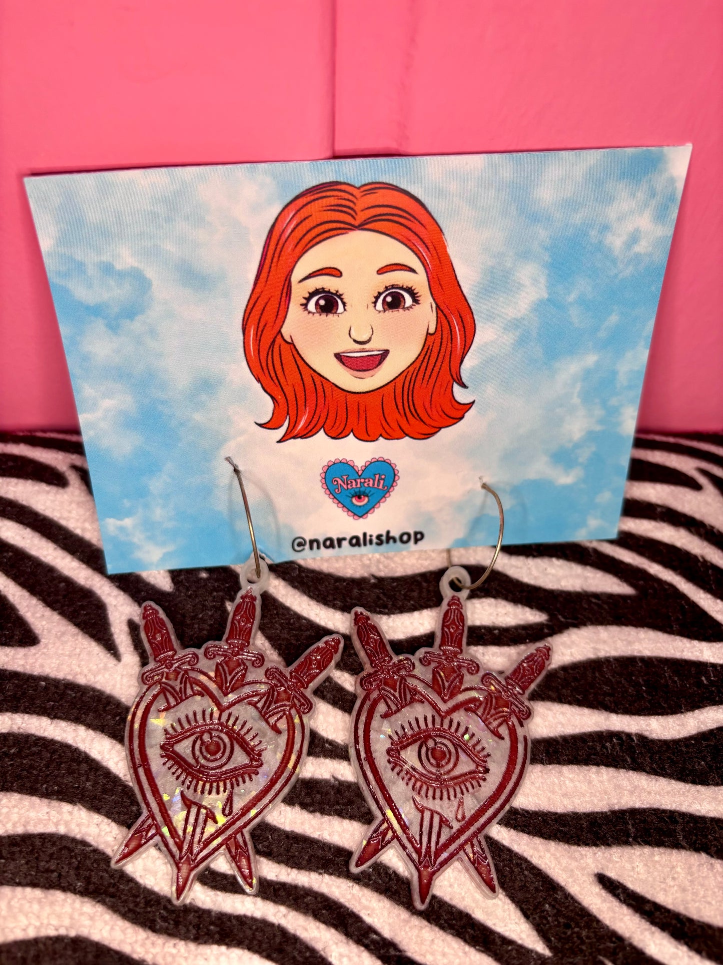 Pendientes Tarot Granate