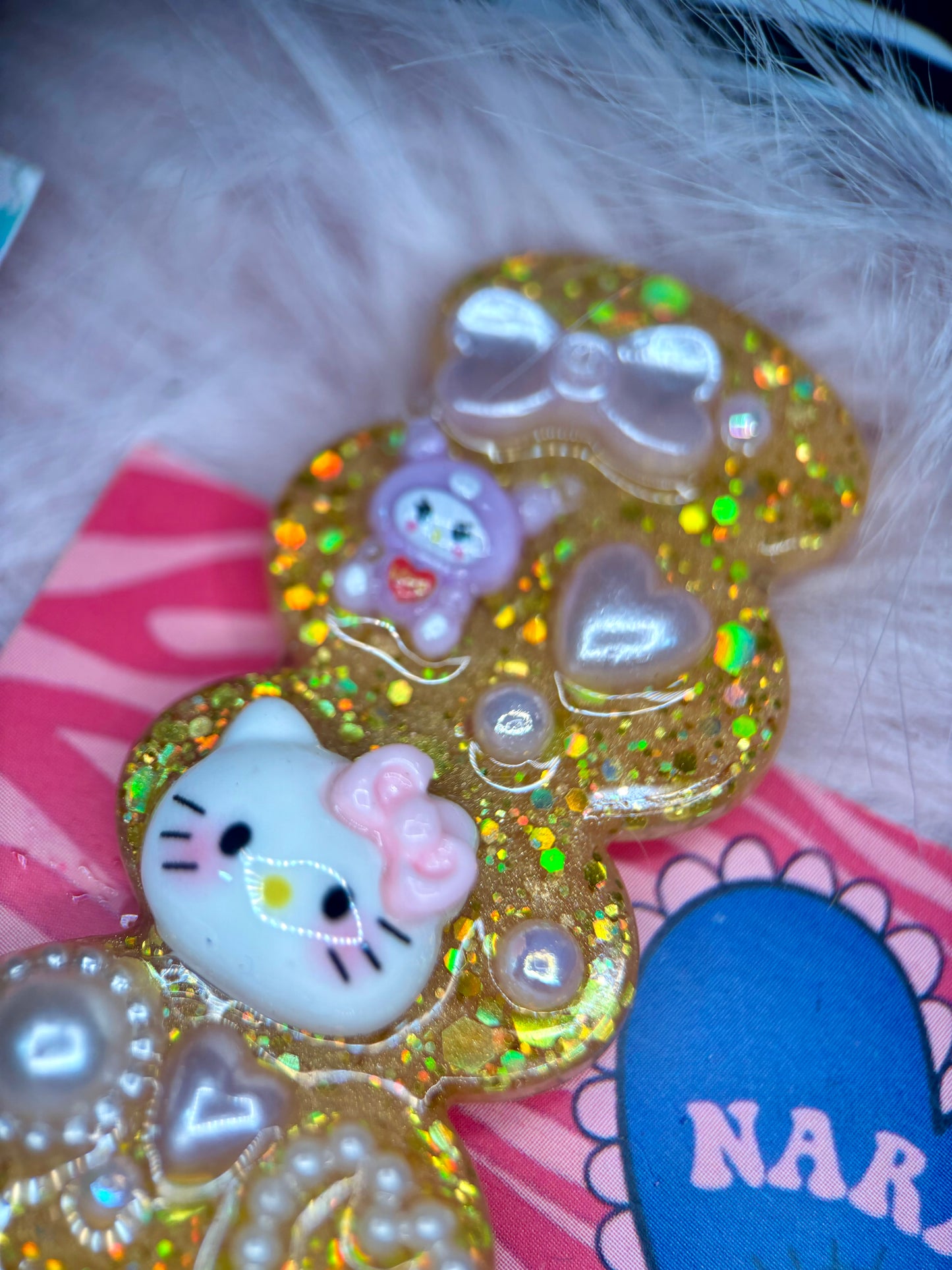 Pincitas Kitty Doradas