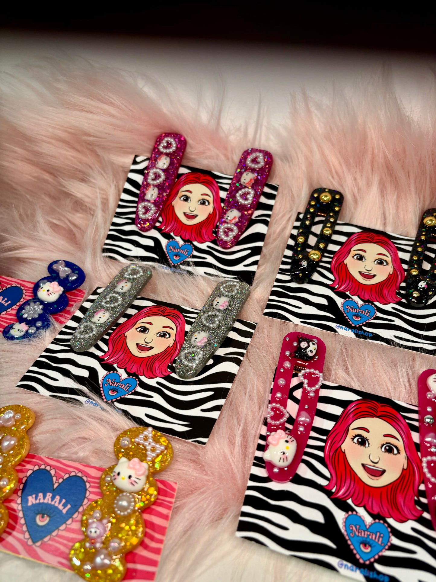 Pincitas Double Kitty Plateadas