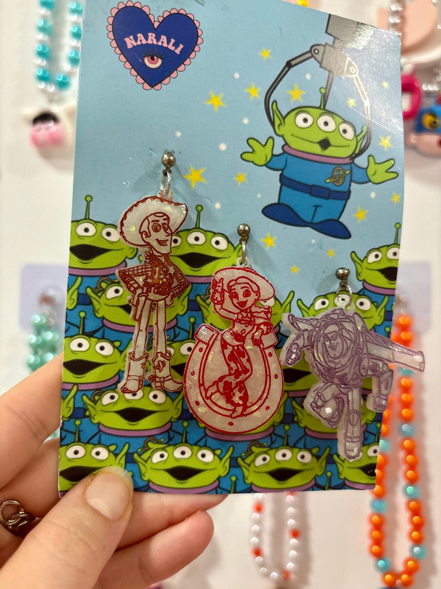 Pendientes Toy Story Clip