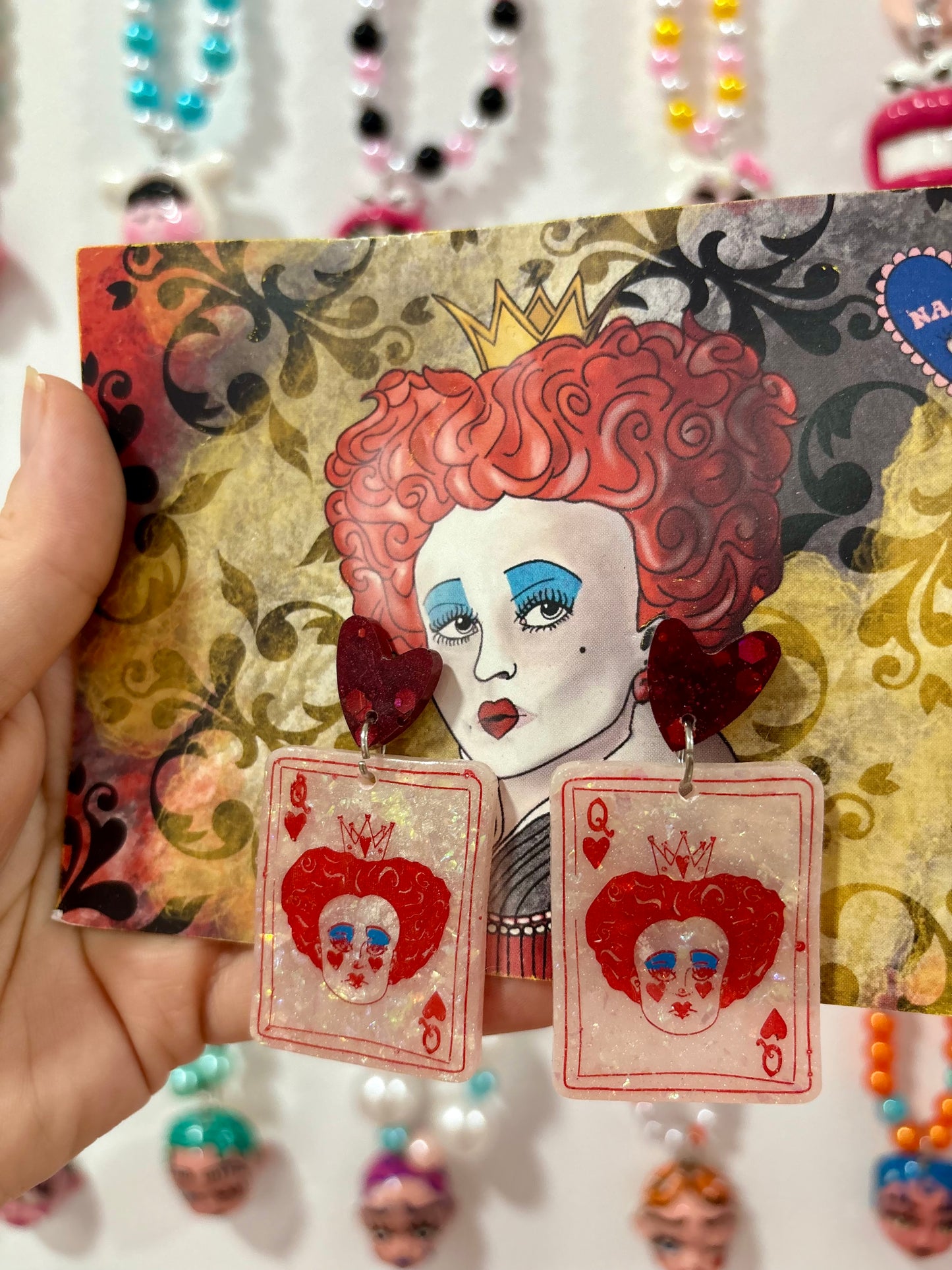 Pendientes Reina Roja