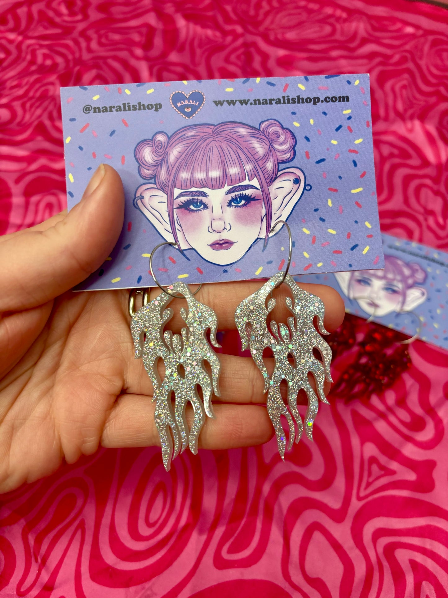 Pendientes Llamas