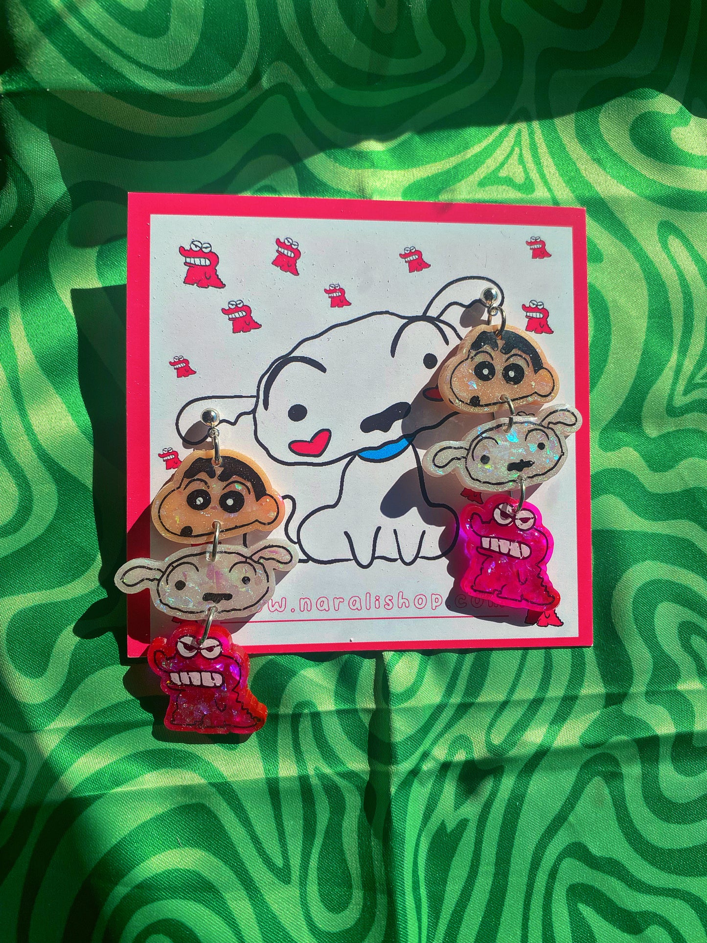Pendientes Shin Chan Triples