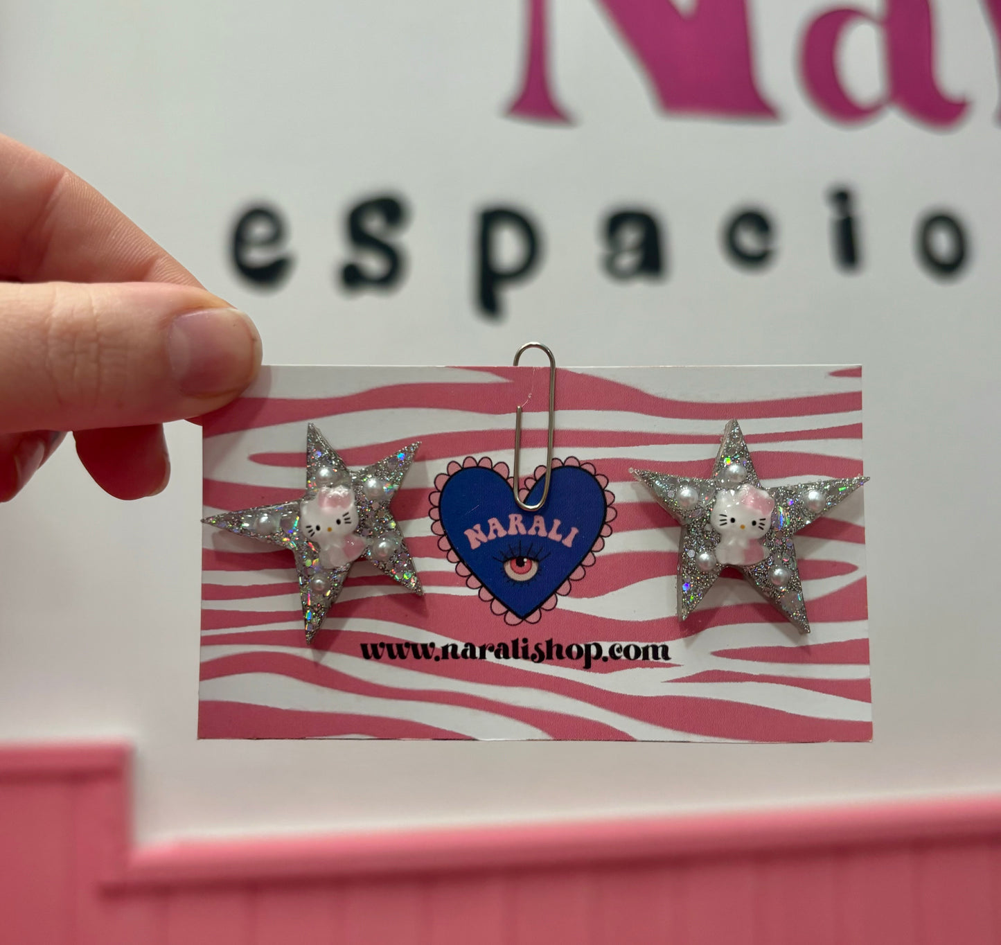 Pendientes Kitty Estrellísimas