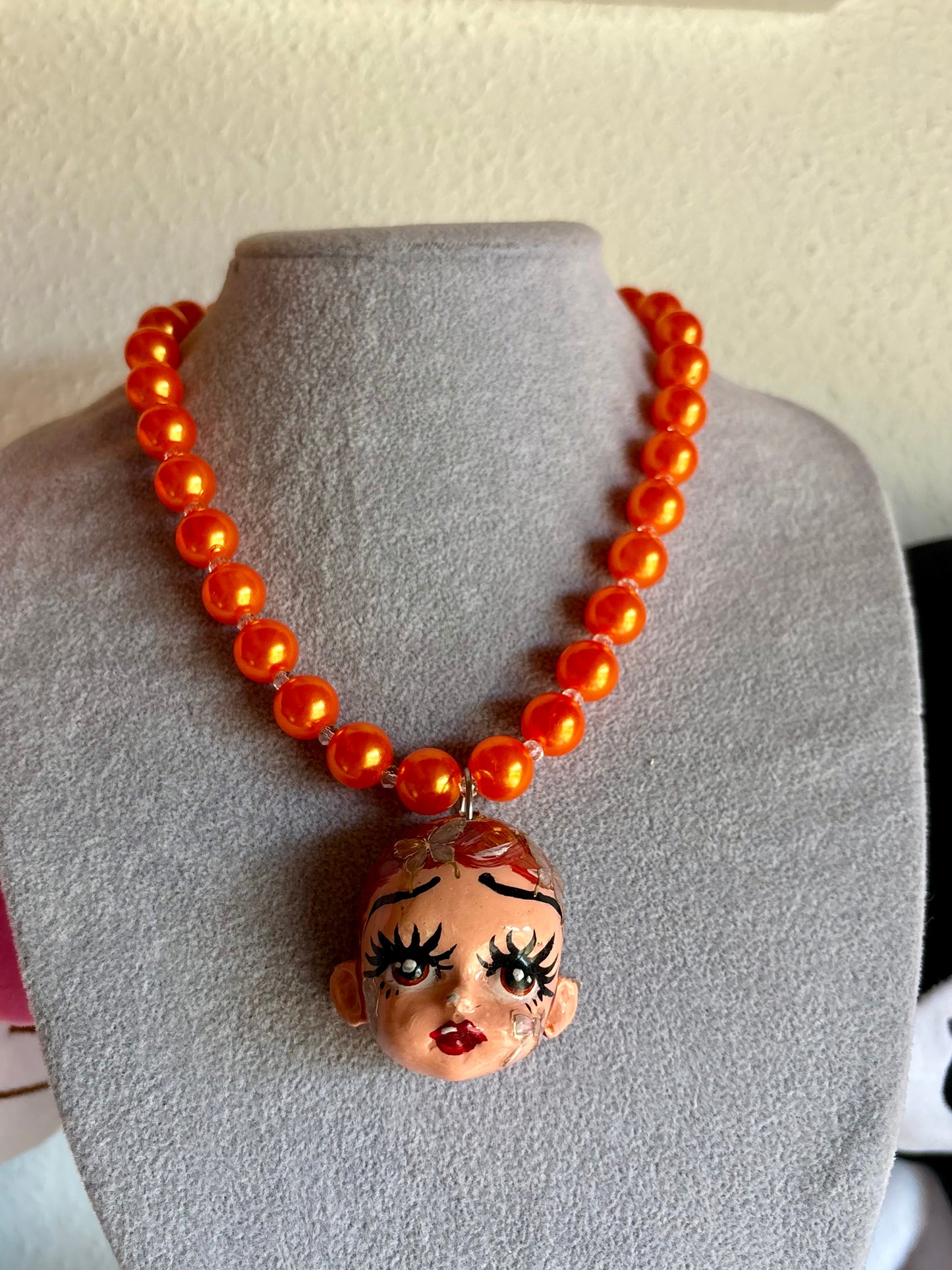 Collar Lady Hada Naranja