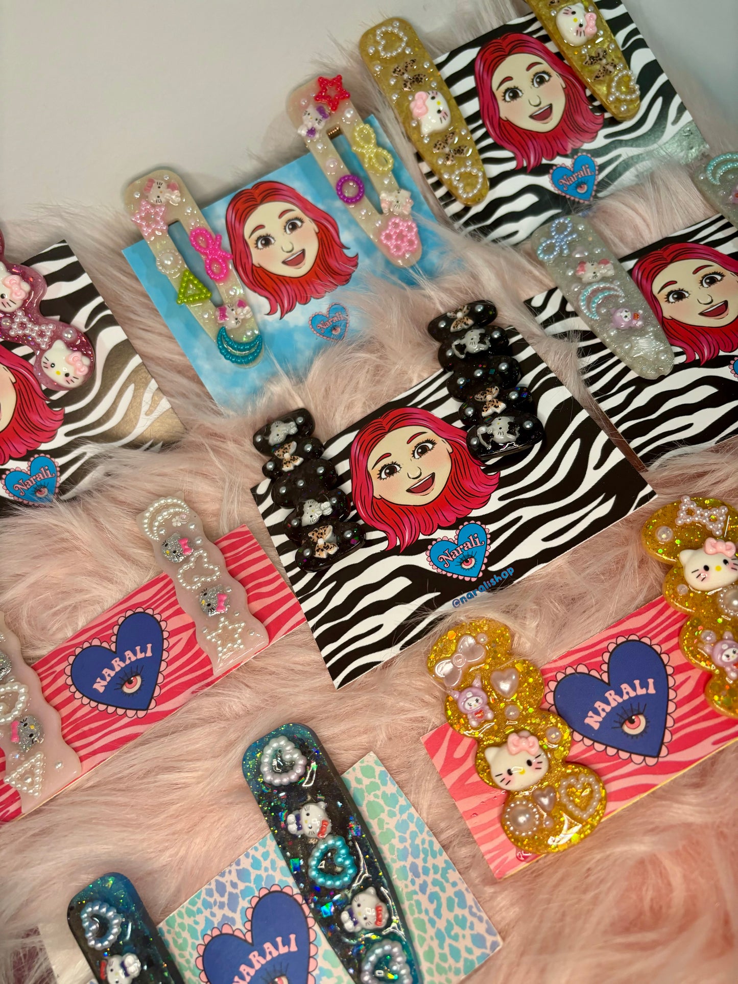 Pincitas Kitty Plateadas