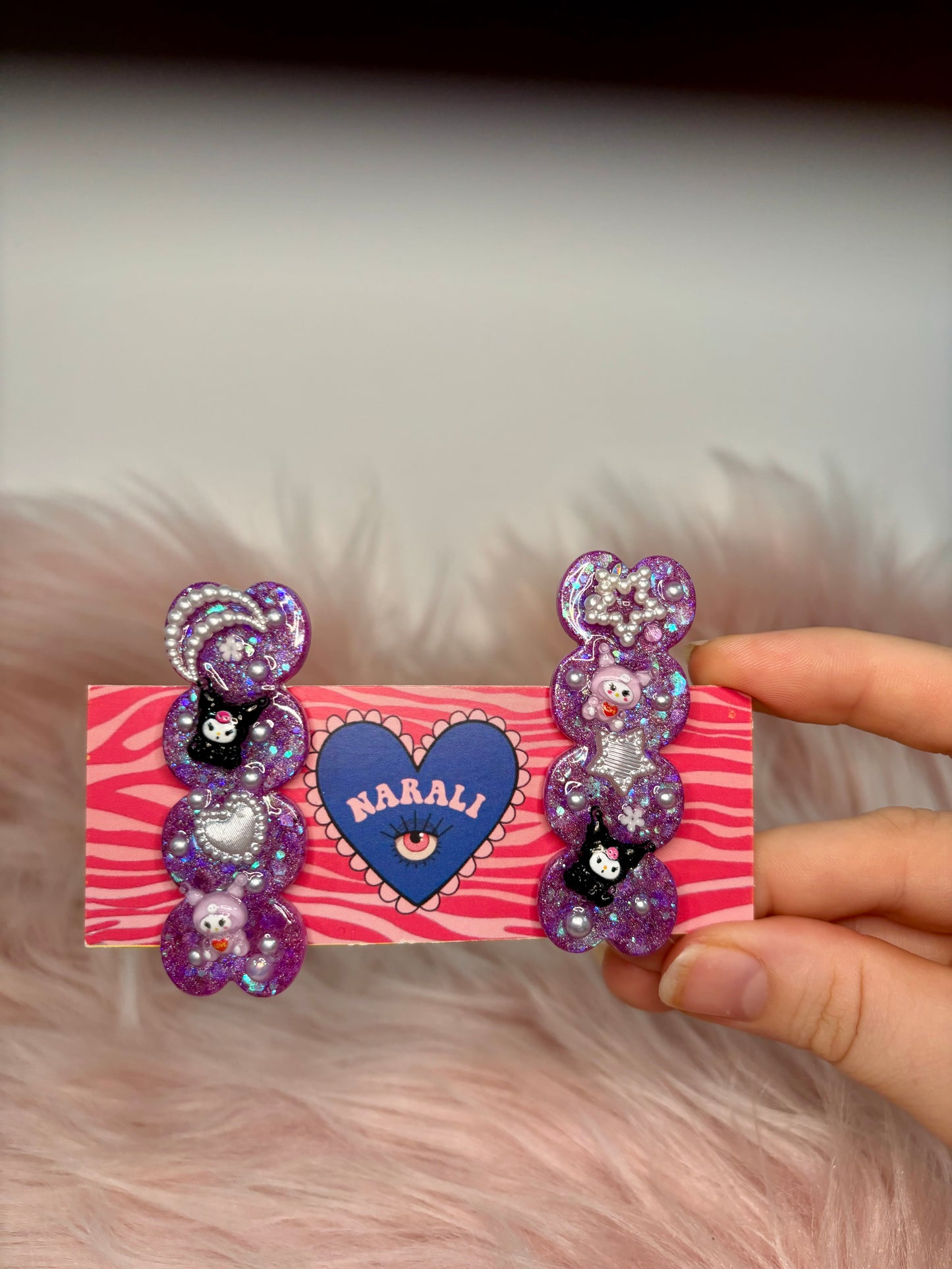 Pincitas Kuromi <3 Moradas