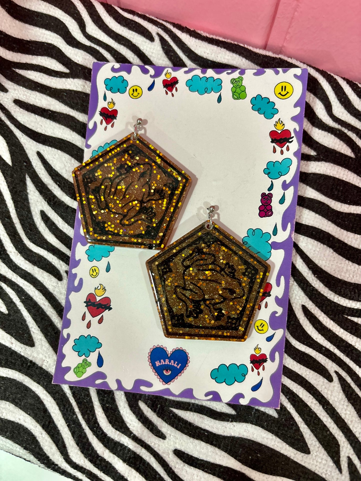 Pendientes Ranas de chocolate