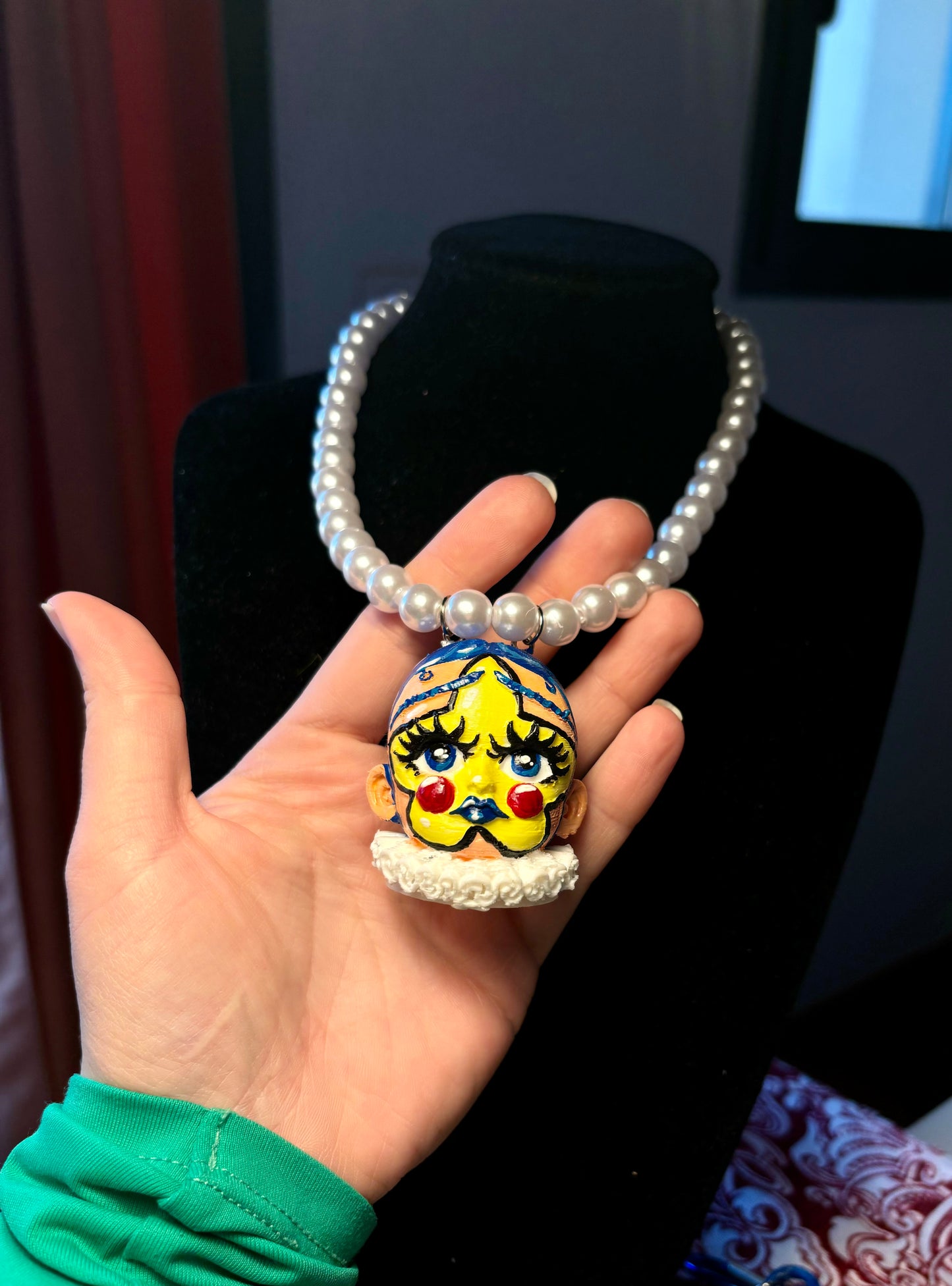 Collar Clown 3D🎪 Cabecita