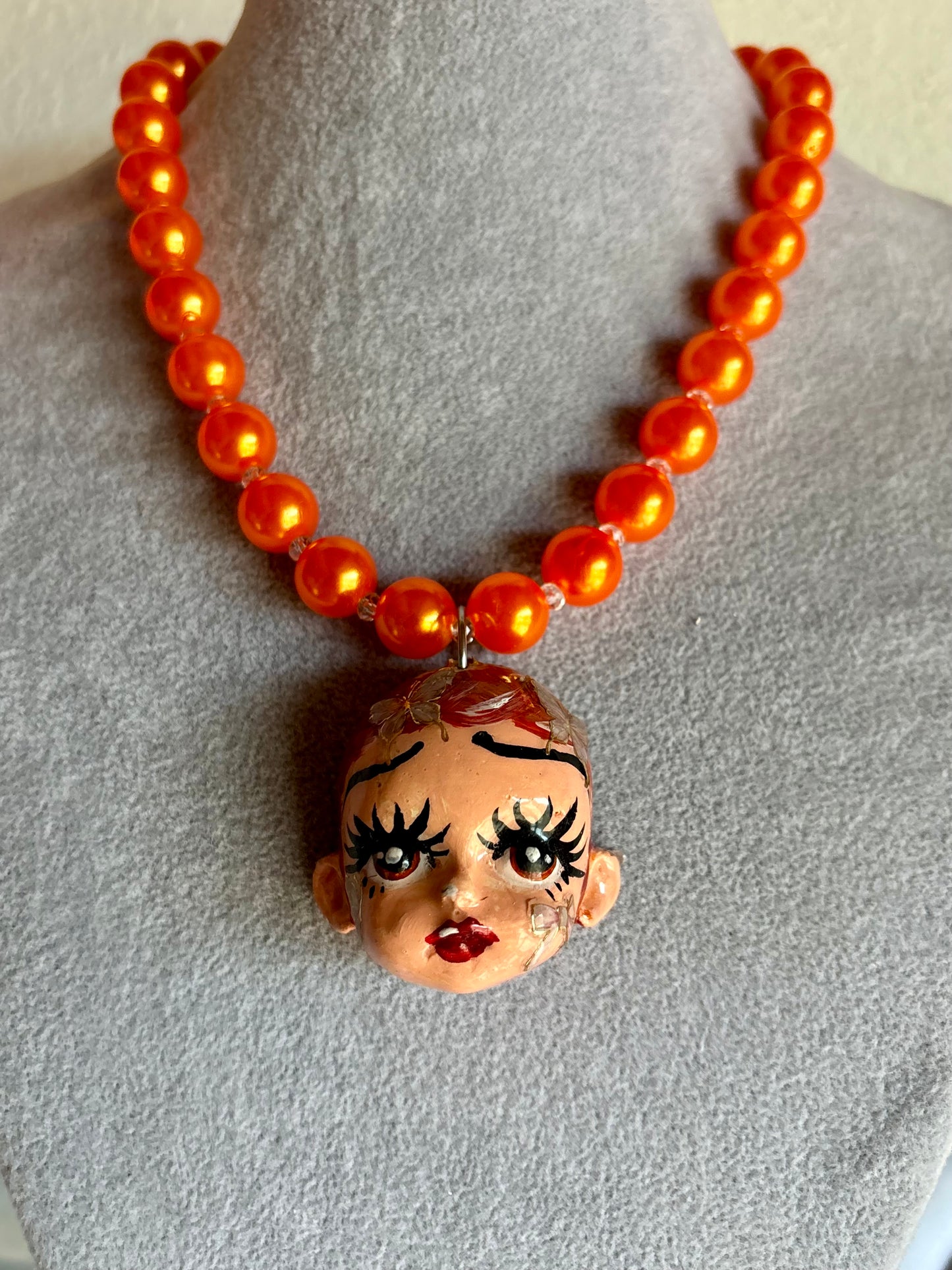 Collar Lady Hada Naranja