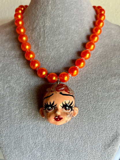 Collar Lady Hada Naranja