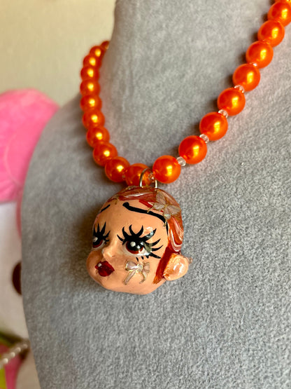 Collar Lady Hada Naranja