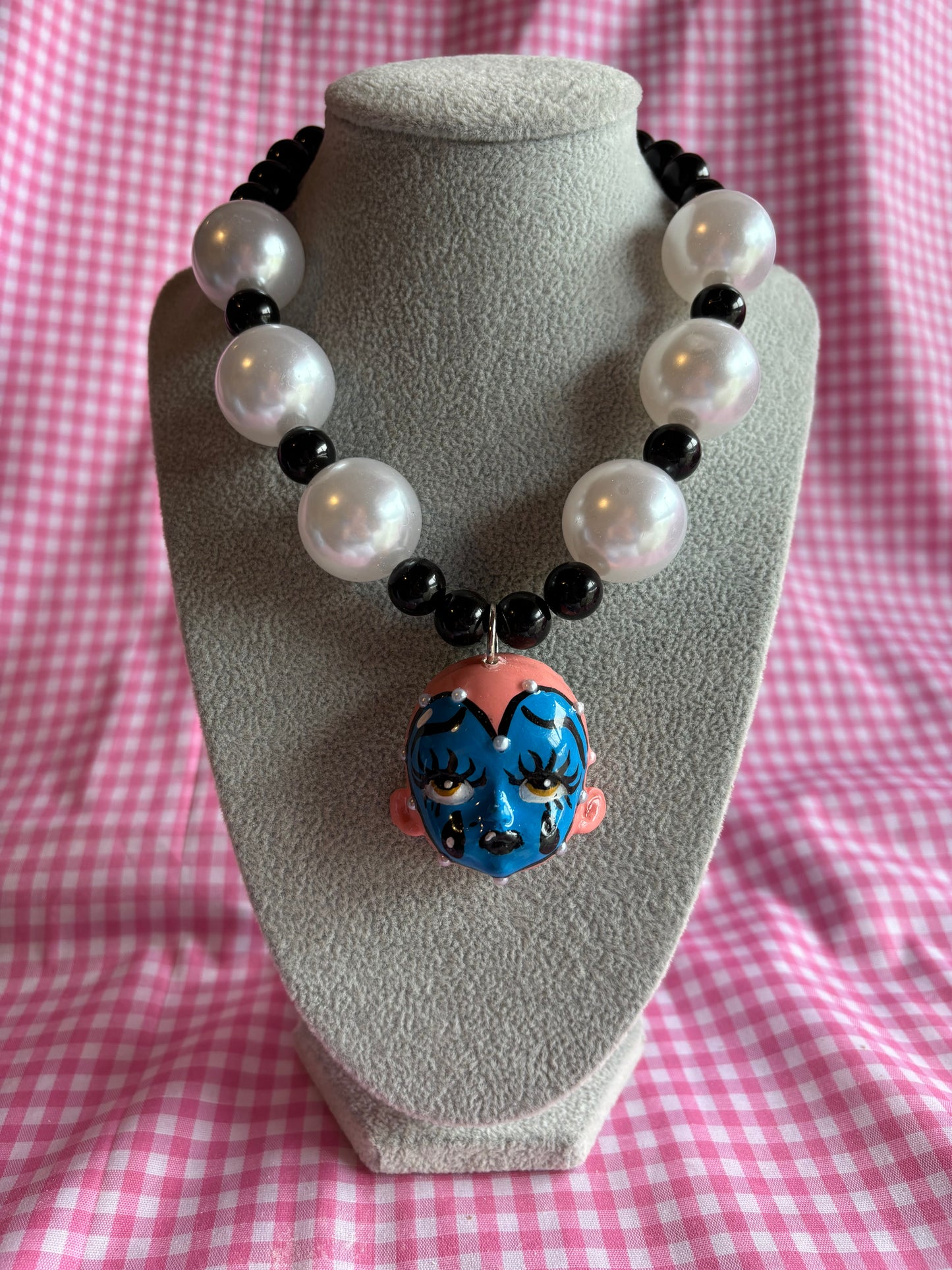 Collar BlueHeart Perlas