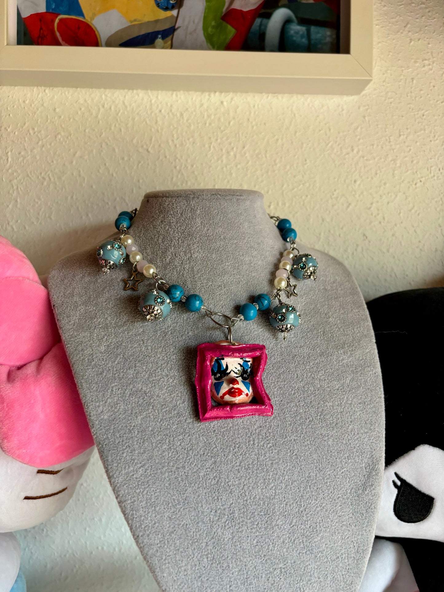 Gargantilla Clown Enmarcado