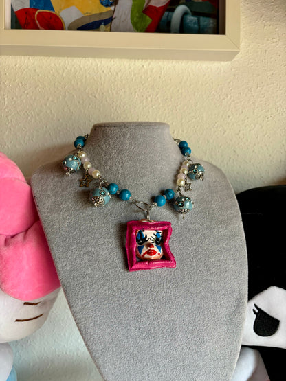 Gargantilla Clown Enmarcado