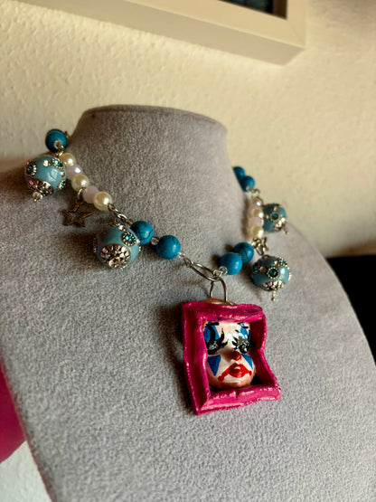 Gargantilla Clown Enmarcado