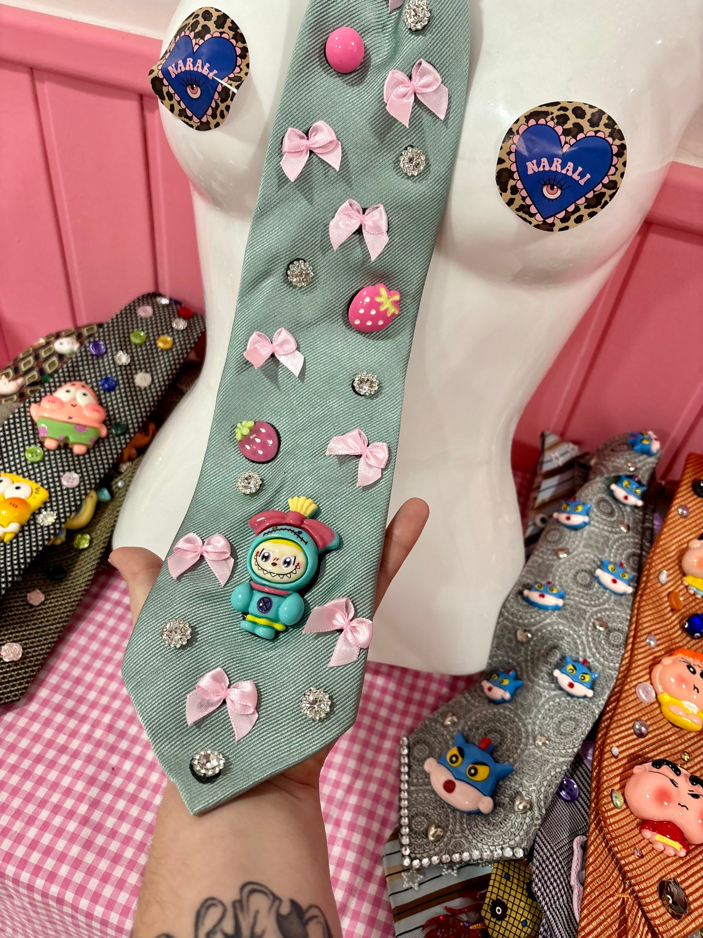 Corbata Scrump Labubu