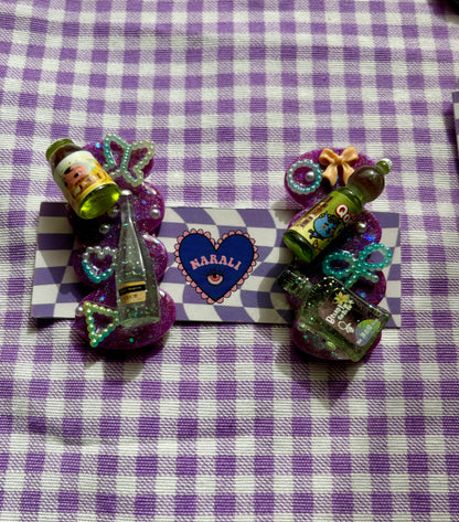 Pincitas Asiáticas Moradas 💜