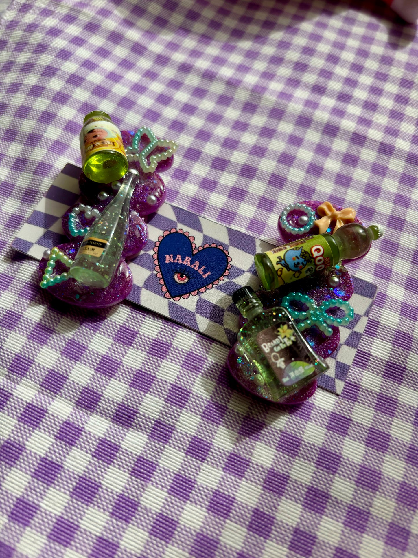 Pincitas Asiáticas Moradas 💜