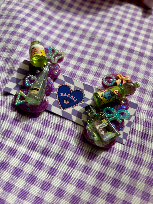 Pincitas Asiáticas Moradas 💜