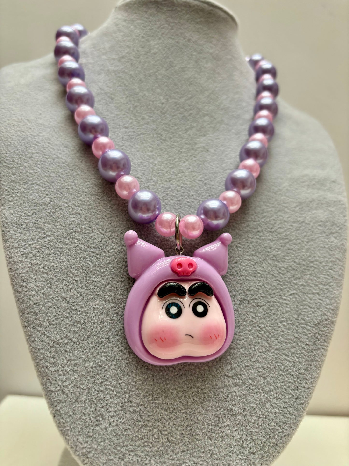 Collar Shinchan x Kuromi