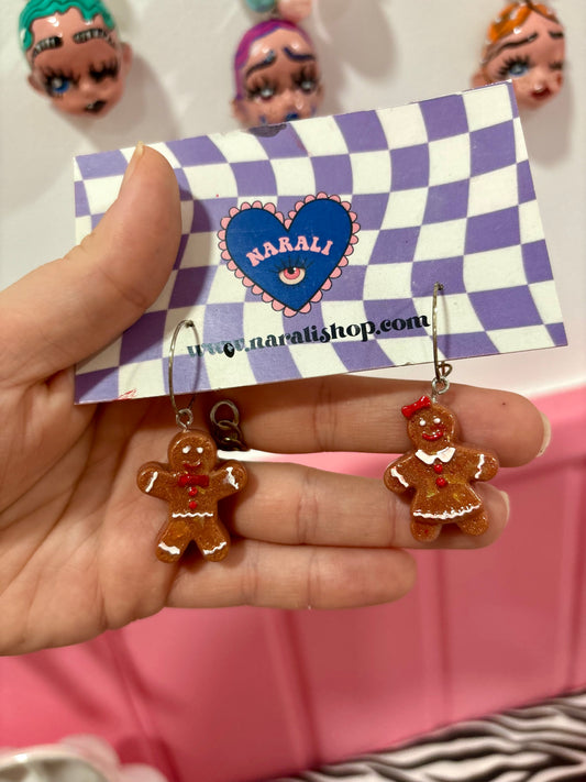 Pendientes Galletitas de Jengibre