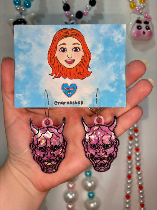 Pendientes Hannya Rosas
