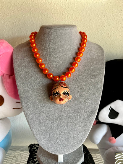 Collar Lady Hada Naranja