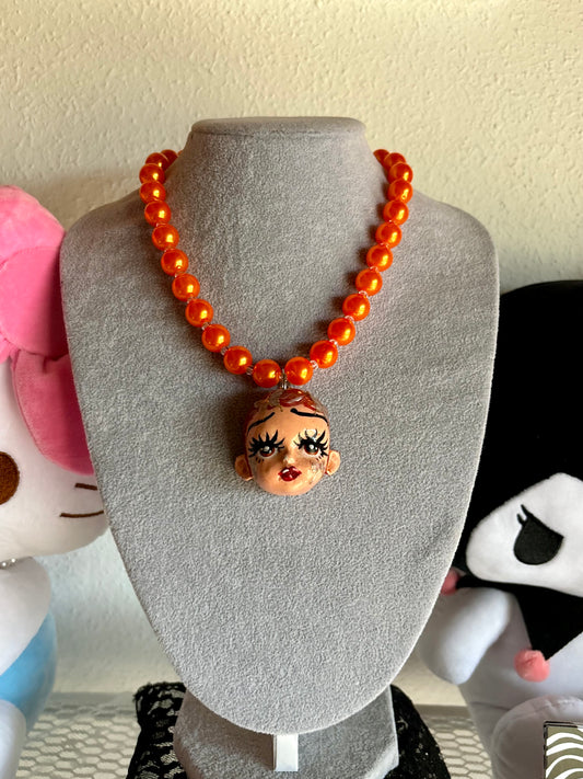 Collar Lady Hada Naranja