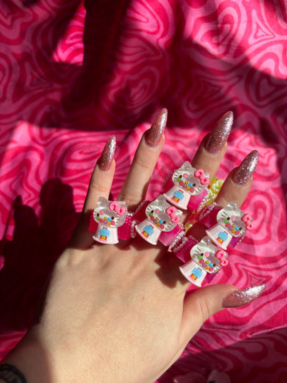 Anillo Kitty Essentials Rosa Azar