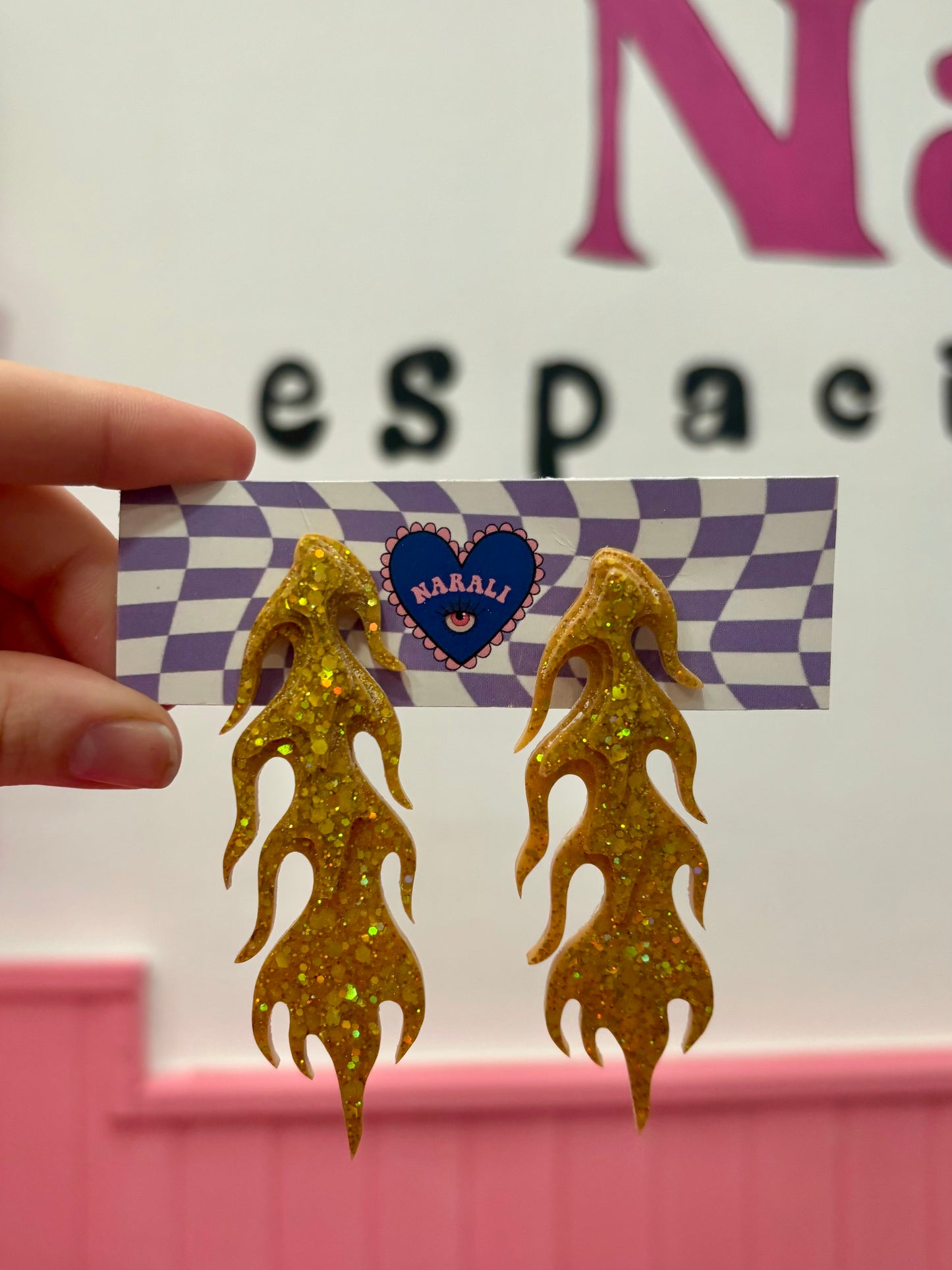 Pendientes Fuego